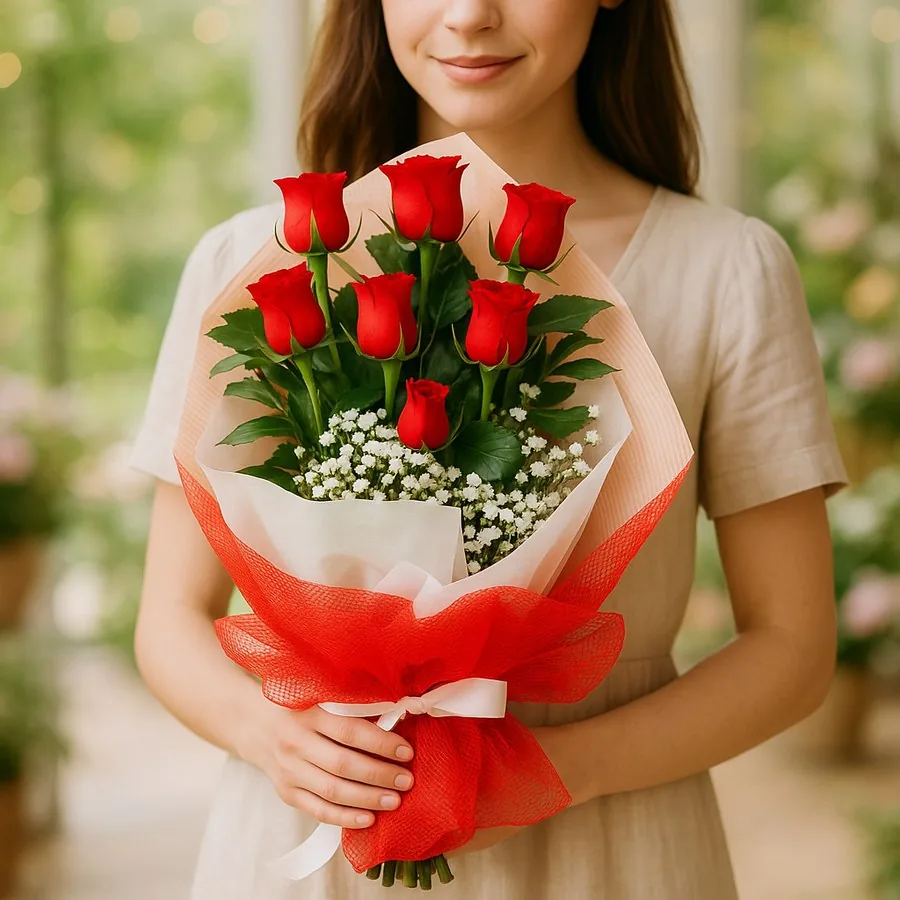 7 Red Rose Bouquet