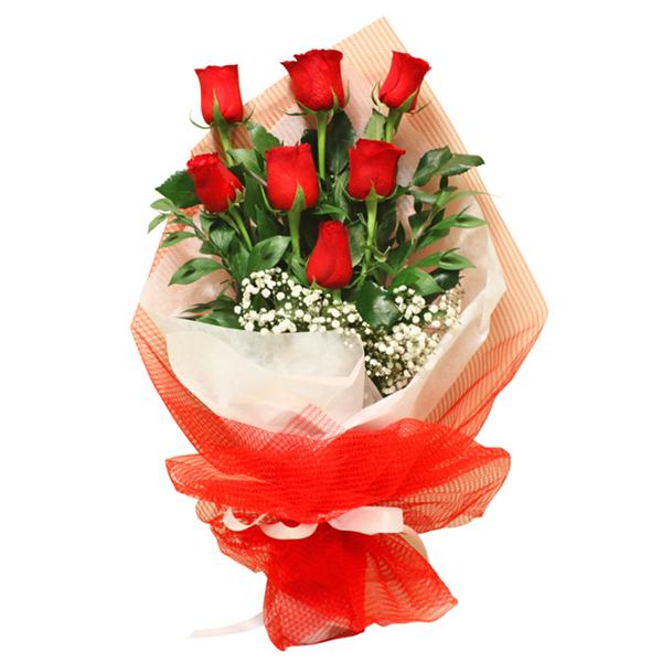 7 Red Rose Bouquet